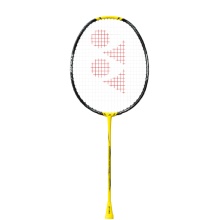 Yonex rakieta do badmintona Nanoflare 1000 Tour (z ciężarem na uchwycie, bardzo sztywna, turniejowa) żółta - naciągnięta -